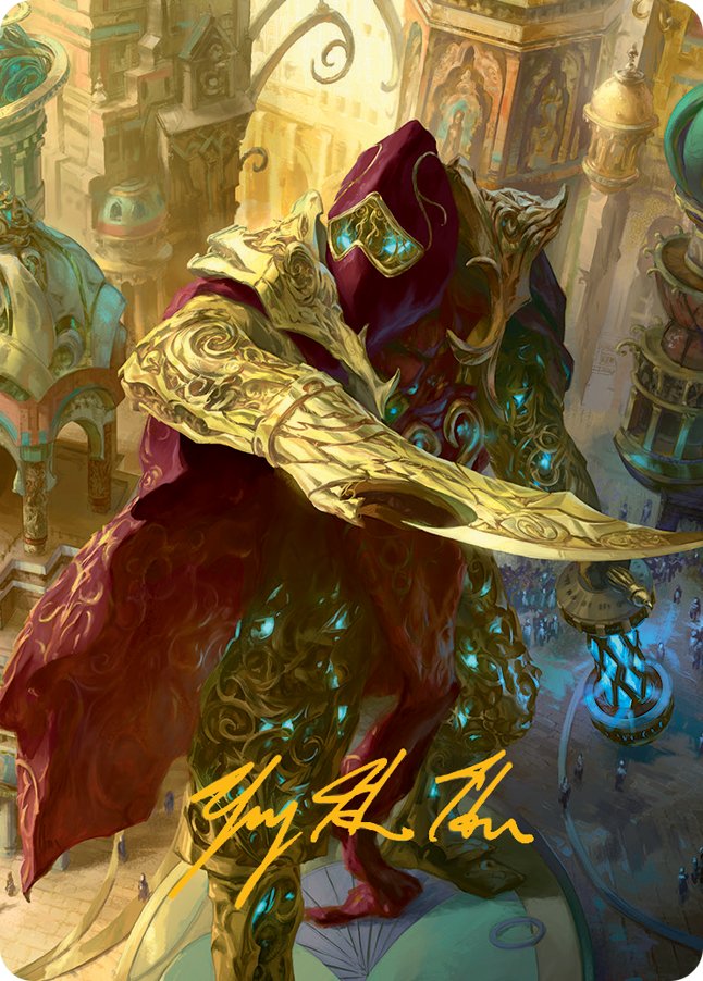 Baral, Chief of Compliance Art Card (Gold-Stamped Signature) [March of the Machine Art Series] | Chromatic Games