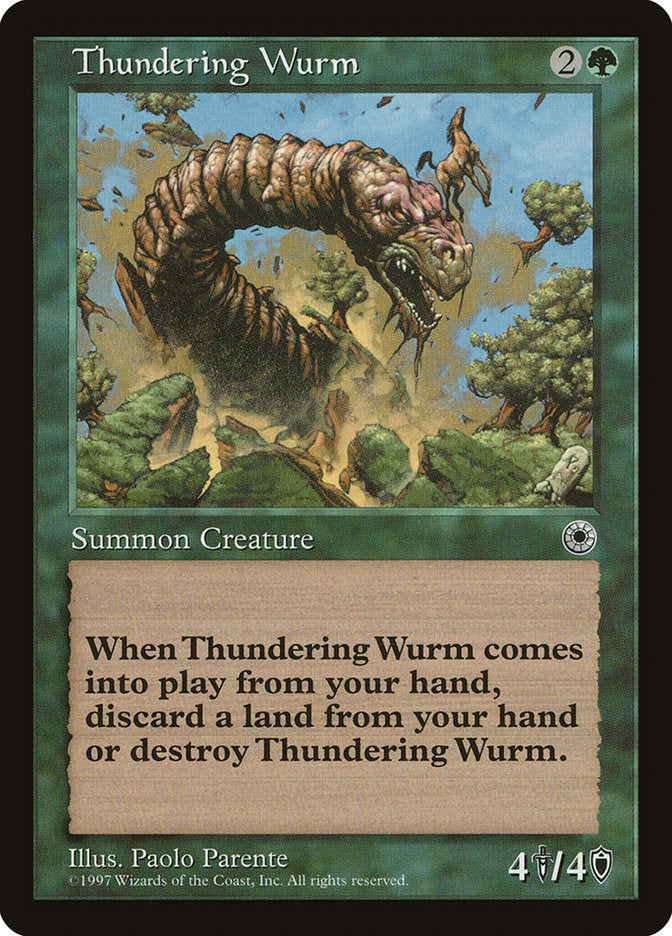 Thundering Wurm [Portal] | Chromatic Games