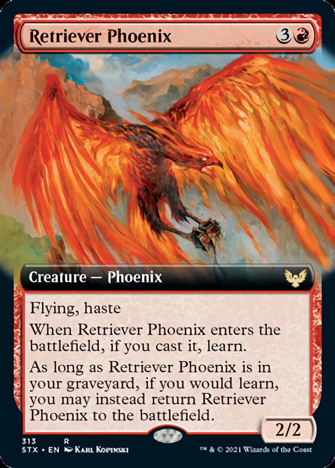 Retriever Phoenix (Extended Art) [Strixhaven: School of Mages] | Chromatic Games