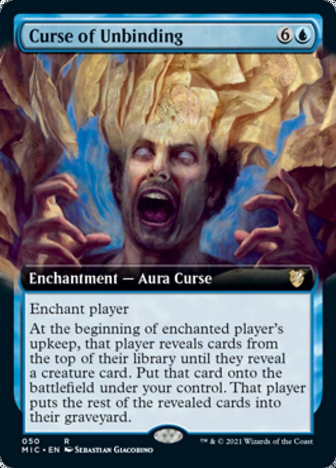 Curse of Unbinding (Extended Art) [Innistrad: Midnight Hunt Commander] | Chromatic Games