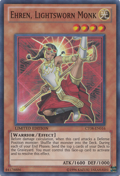 Ehren, Lightsworn Monk [CT08-EN016] Super Rare | Chromatic Games