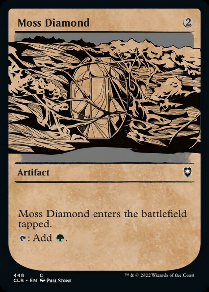 Moss Diamond (Showcase) [Commander Legends: Battle for Baldur's Gate] | Chromatic Games