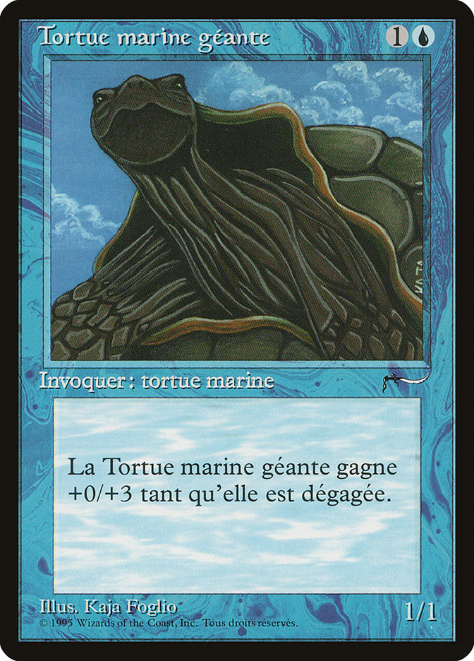 Giant Tortoise (French) - "Tortue marine geante" [Renaissance] | Chromatic Games