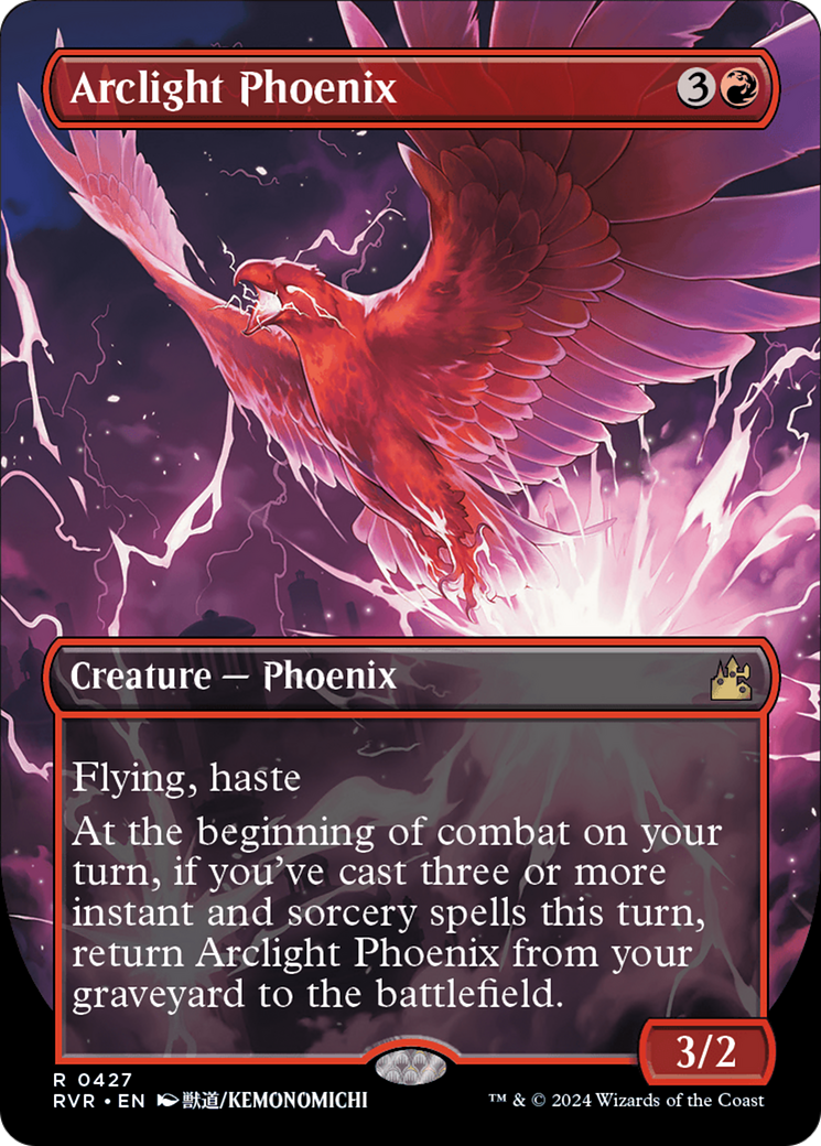 Arclight Phoenix (Anime Borderless) [Ravnica Remastered] | Chromatic Games