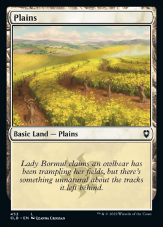 Plains (452) [Commander Legends: Battle for Baldur's Gate] | Chromatic Games