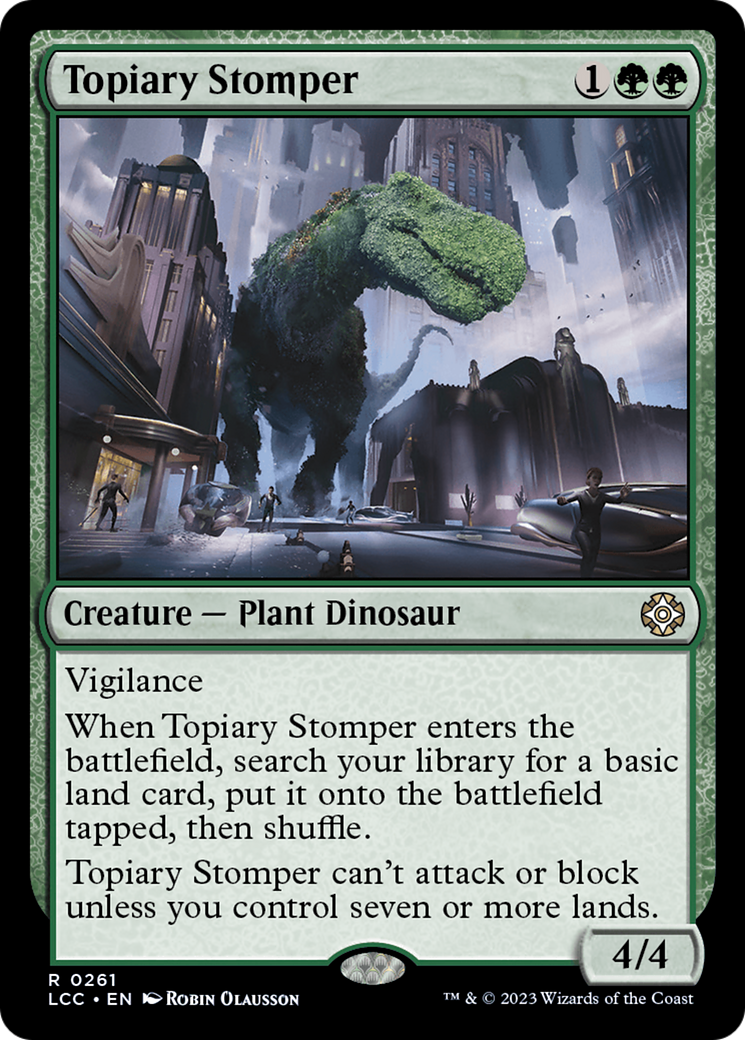 Topiary Stomper [The Lost Caverns of Ixalan Commander] | Chromatic Games