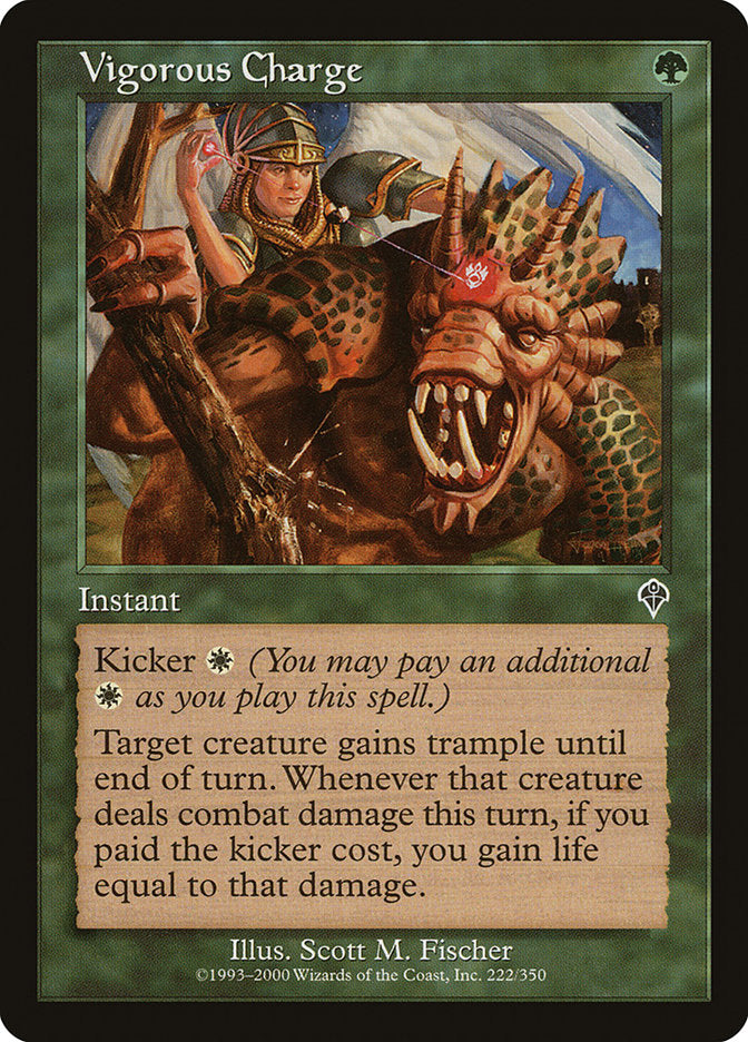 Vigorous Charge [Invasion] | Chromatic Games