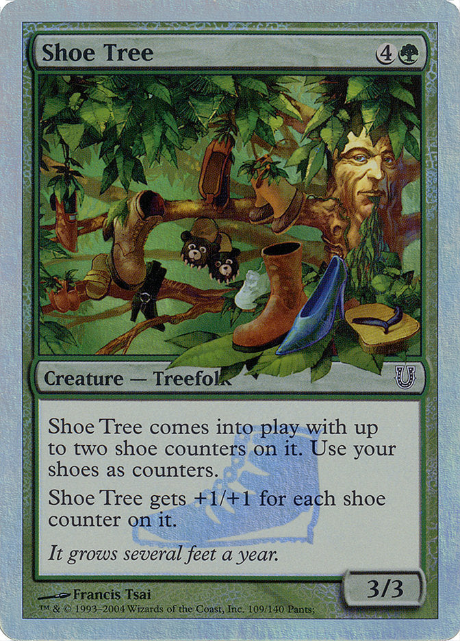 Shoe Tree (Alternate Foil) [Unhinged] | Chromatic Games