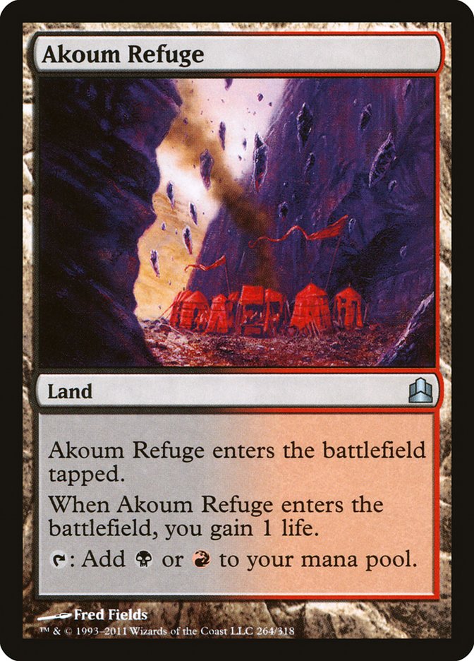 Akoum Refuge [Commander 2011] | Chromatic Games