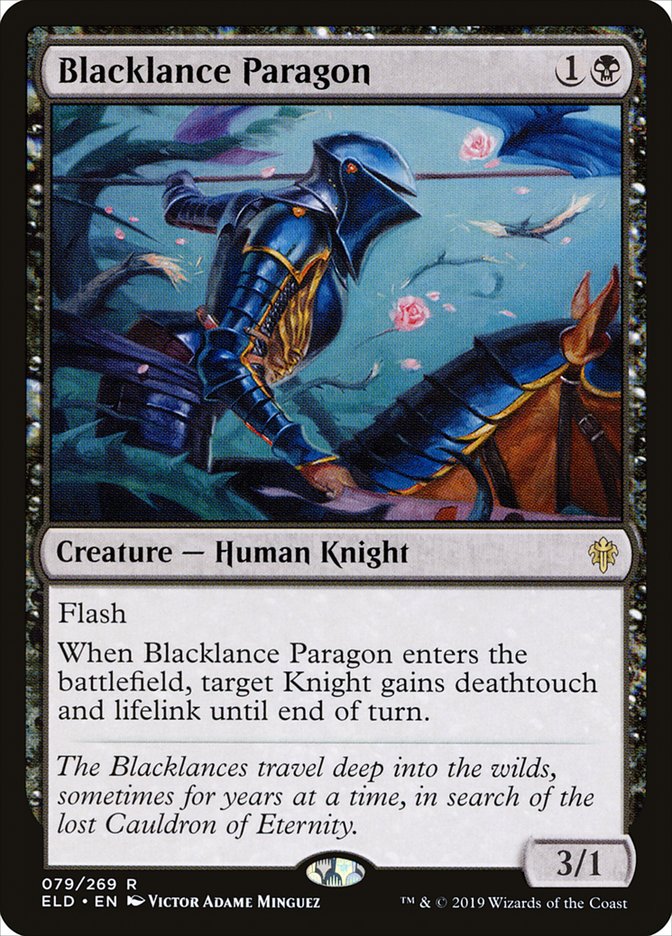 Blacklance Paragon [Throne of Eldraine] | Chromatic Games