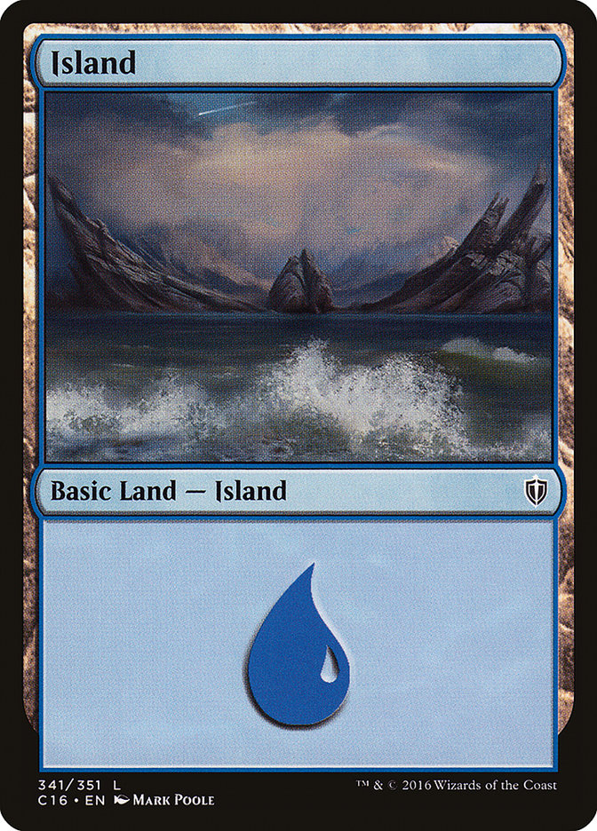 Island (341) [Commander 2016] | Chromatic Games