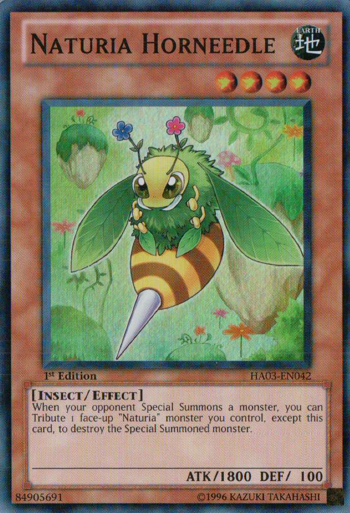 Naturia Horneedle [HA03-EN042] Super Rare | Chromatic Games