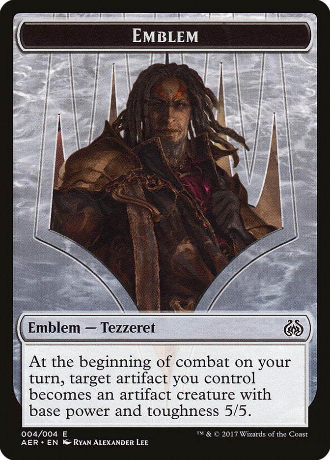 Tezzeret the Schemer Emblem [Aether Revolt Tokens] | Chromatic Games