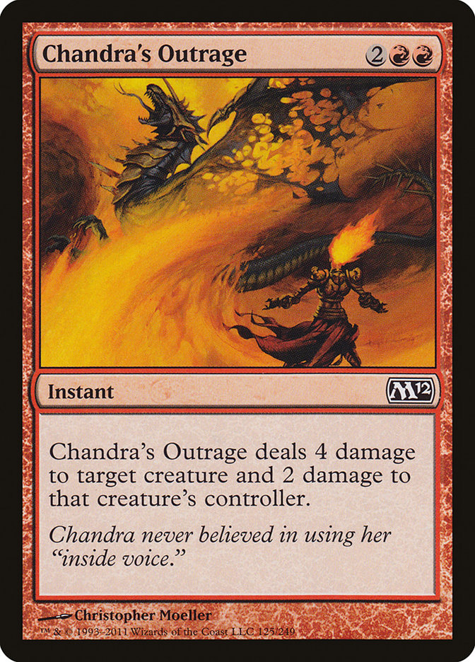 Chandra's Outrage [Magic 2012] | Chromatic Games