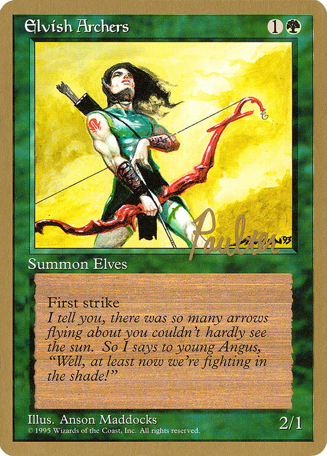 Elvish Archers (Preston Poulter) [Pro Tour Collector Set] | Chromatic Games