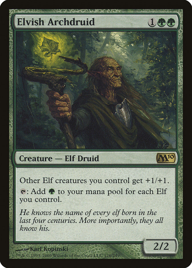 Elvish Archdruid [Magic 2010] | Chromatic Games