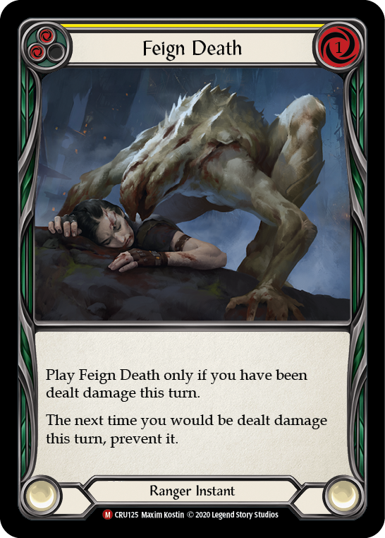 Feign Death [CRU125] (Crucible of War)  1st Edition Rainbow Foil | Chromatic Games