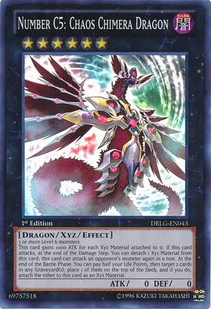 Number C5: Chaos Chimera Dragon [DRLG-EN043] Super Rare | Chromatic Games