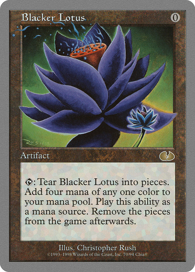 Blacker Lotus [Unglued] | Chromatic Games