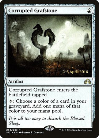 Corrupted Grafstone [Shadows over Innistrad Promos] | Chromatic Games