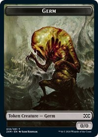 Germ // Human Soldier Double-Sided Token [Double Masters Tokens] | Chromatic Games