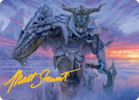 Frost Giant Art Card (Gold-Stamped Signature) [Dungeons & Dragons: Adventures in the Forgotten Realms Art Series] | Chromatic Games