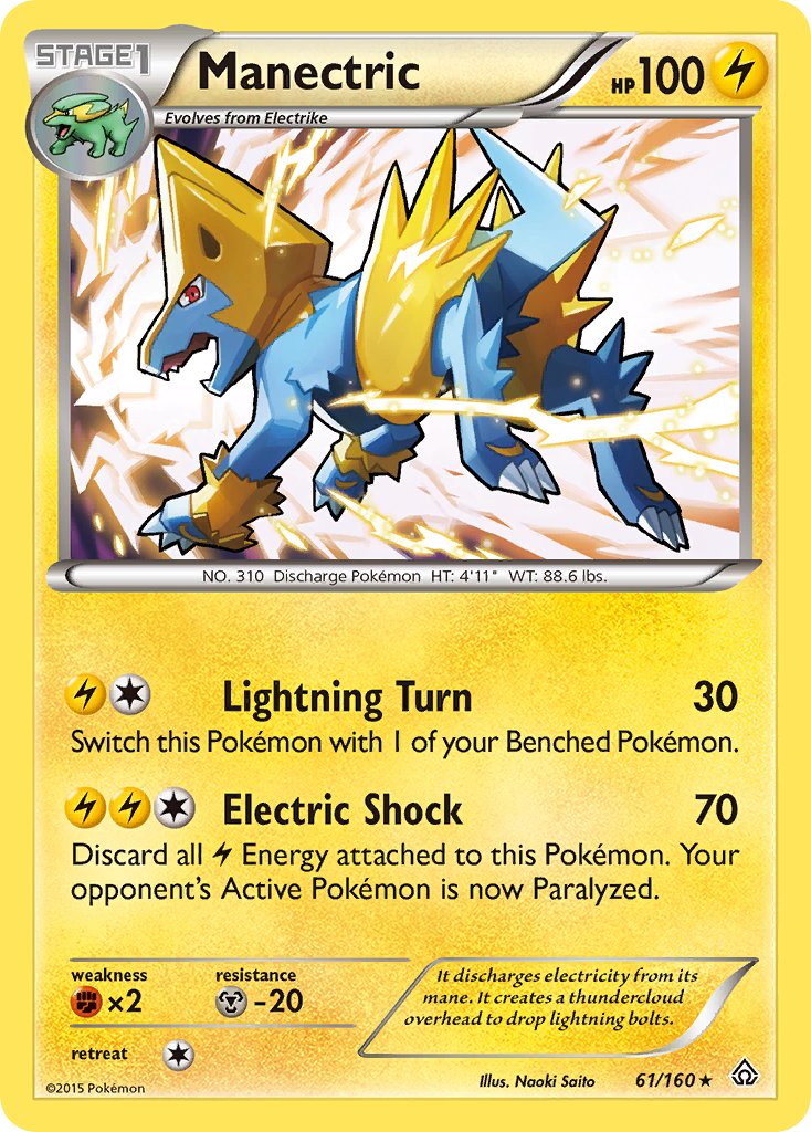 Manectric (XY Primal Clash) [Theme Deck Exclusives] | Chromatic Games