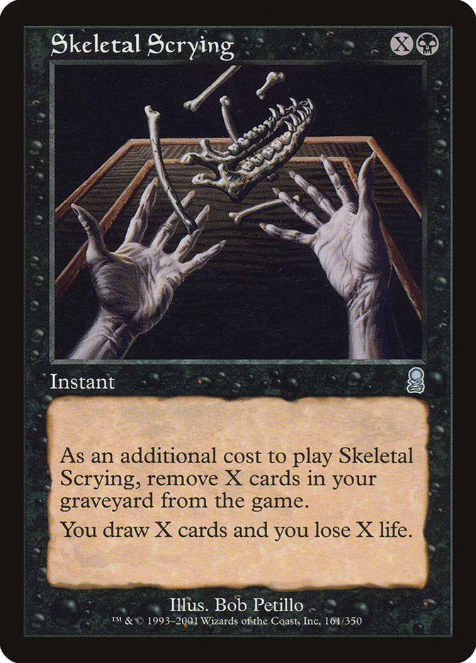 Skeletal Scrying [Odyssey] | Chromatic Games