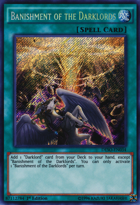 Banishment of the Darklords [DESO-EN034] Secret Rare | Chromatic Games