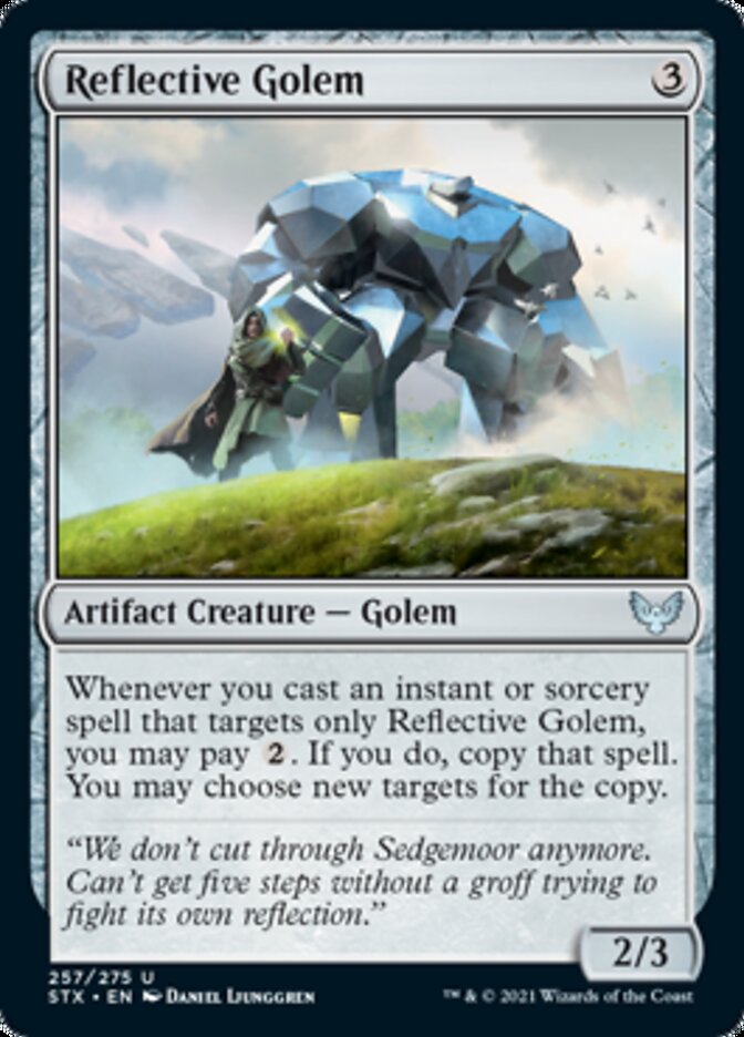 Reflective Golem [Strixhaven: School of Mages] | Chromatic Games