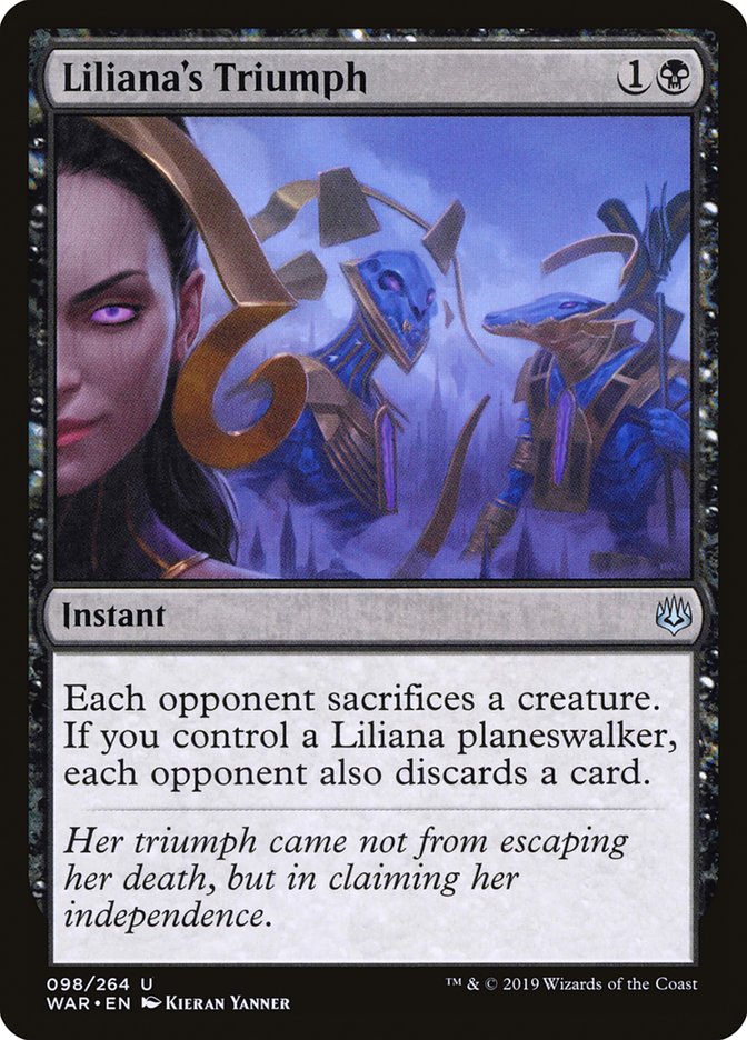 Liliana's Triumph [War of the Spark] | Chromatic Games