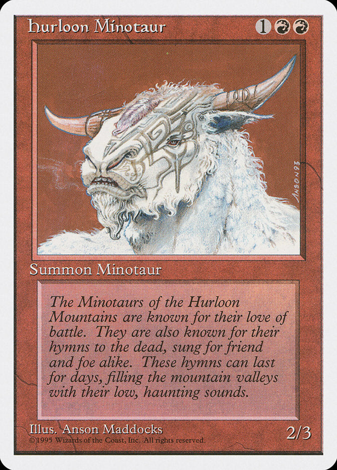 Hurloon Minotaur [Fourth Edition] | Chromatic Games
