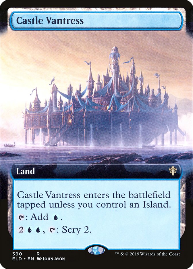 Castle Vantress (Extended Art) [Throne of Eldraine] | Chromatic Games