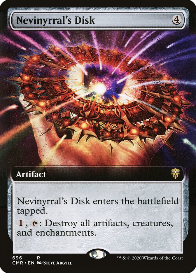 Nevinyrral's Disk (Extended Art) [Commander Legends] | Chromatic Games