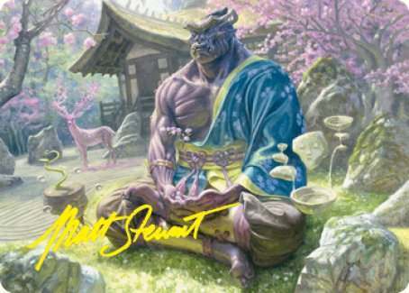 Kosei, Penitent Warlord Art Card (Gold-Stamped Signature) [Kamigawa: Neon Dynasty Art Series] | Chromatic Games