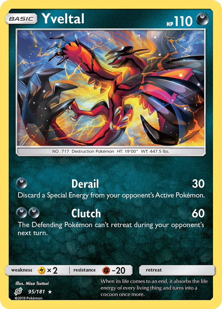 Yveltal (95/181) [Sun & Moon: Team Up] | Chromatic Games