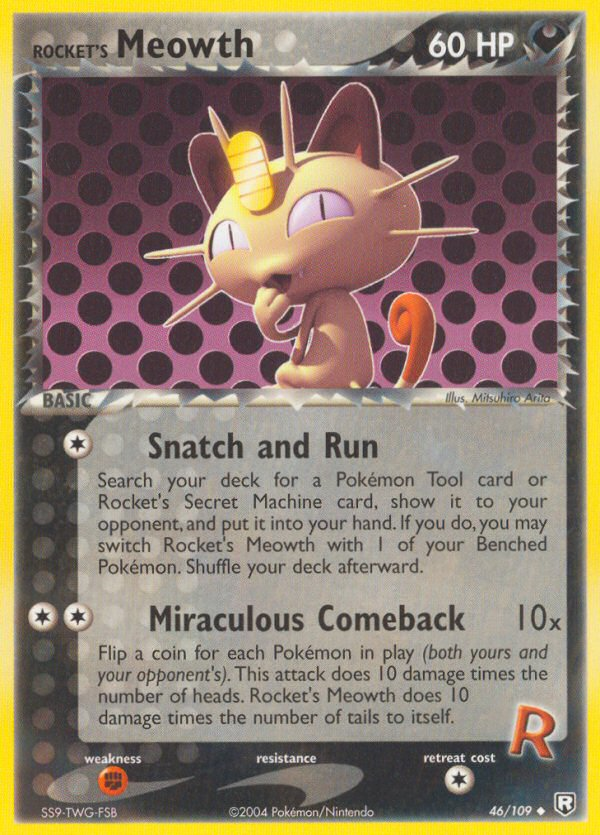 Rocket's Meowth [Team Rocket Returns] | Chromatic Games