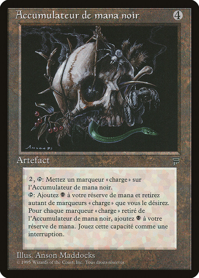 Black Mana Battery (French) - "Accumulateur de mana noir" [Renaissance] | Chromatic Games