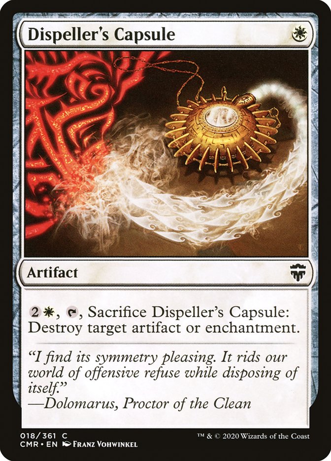 Dispeller's Capsule [Commander Legends] | Chromatic Games