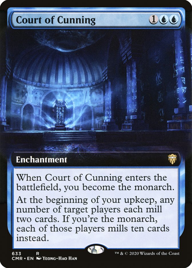 Court of Cunning (Extended Art) [Commander Legends] | Chromatic Games