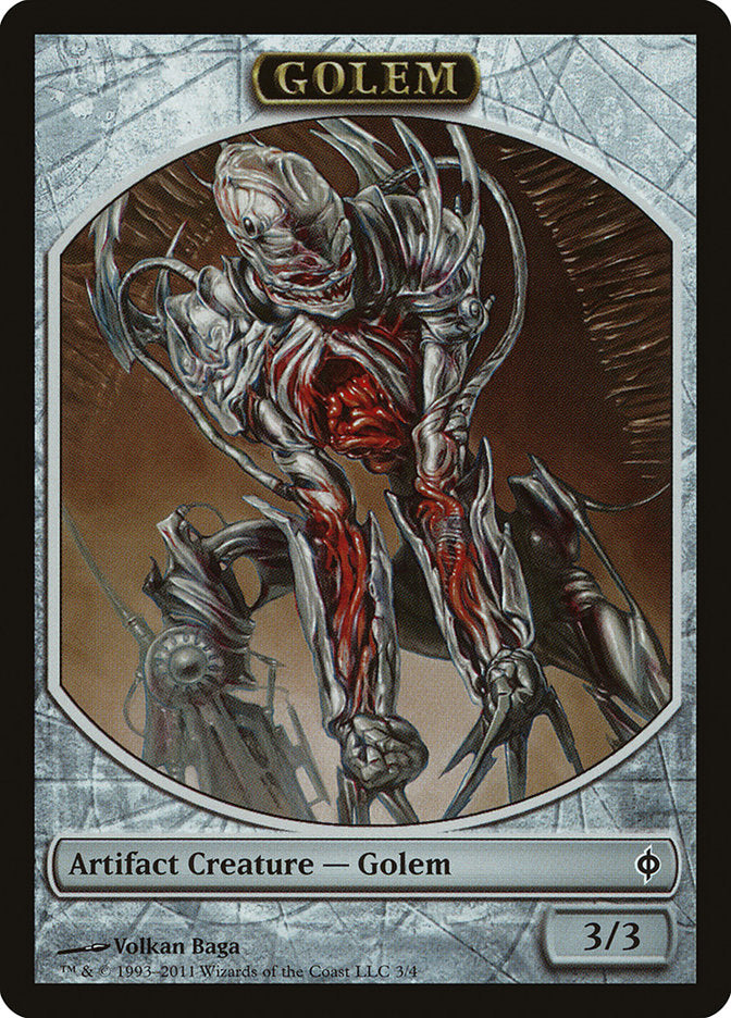 Golem Token [New Phyrexia Tokens] | Chromatic Games