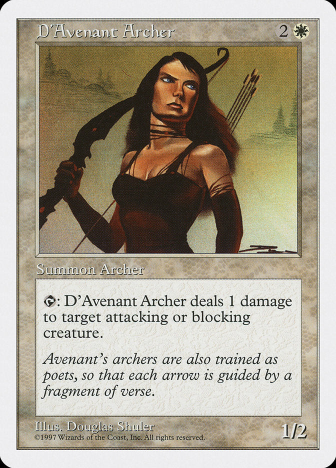 D'Avenant Archer [Fifth Edition] | Chromatic Games