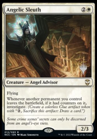 Angelic Sleuth (Promo Pack) [Streets of New Capenna Commander Promos] | Chromatic Games