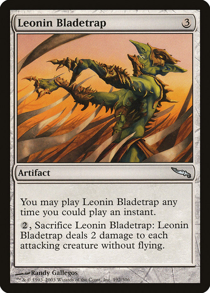 Leonin Bladetrap [Mirrodin] | Chromatic Games