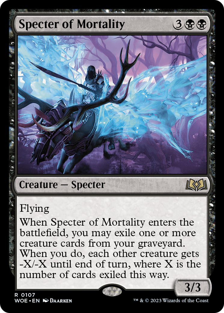 Specter of Mortality [Wilds of Eldraine] | Chromatic Games