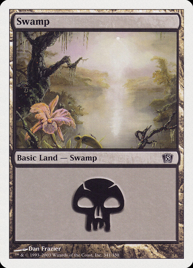 Swamp (341) [Eighth Edition] | Chromatic Games