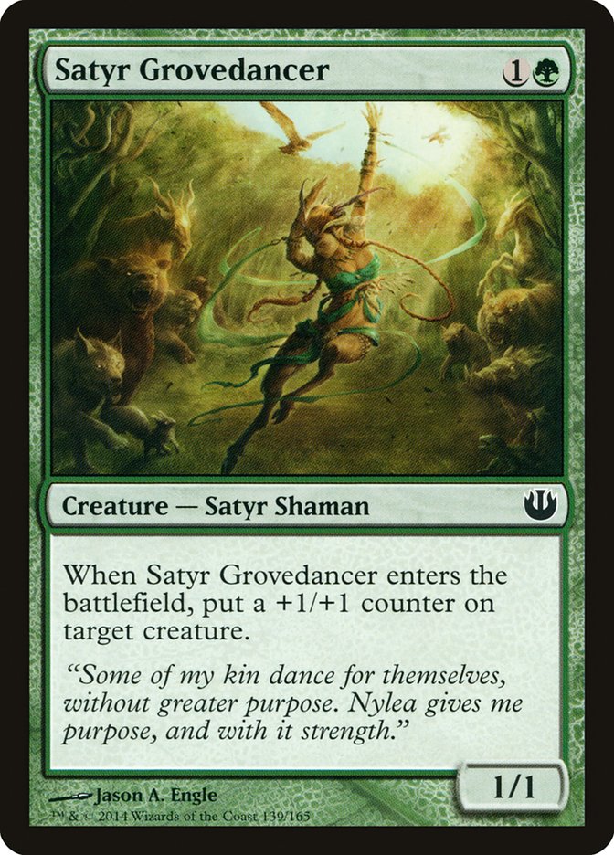 Satyr Grovedancer [Journey into Nyx] | Chromatic Games