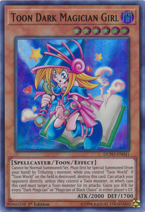 Toon Dark Magician Girl [DUPO-EN041] Ultra Rare | Chromatic Games