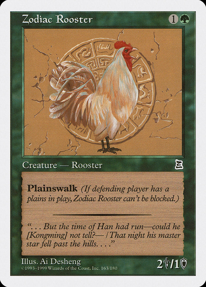 Zodiac Rooster [Portal Three Kingdoms] | Chromatic Games