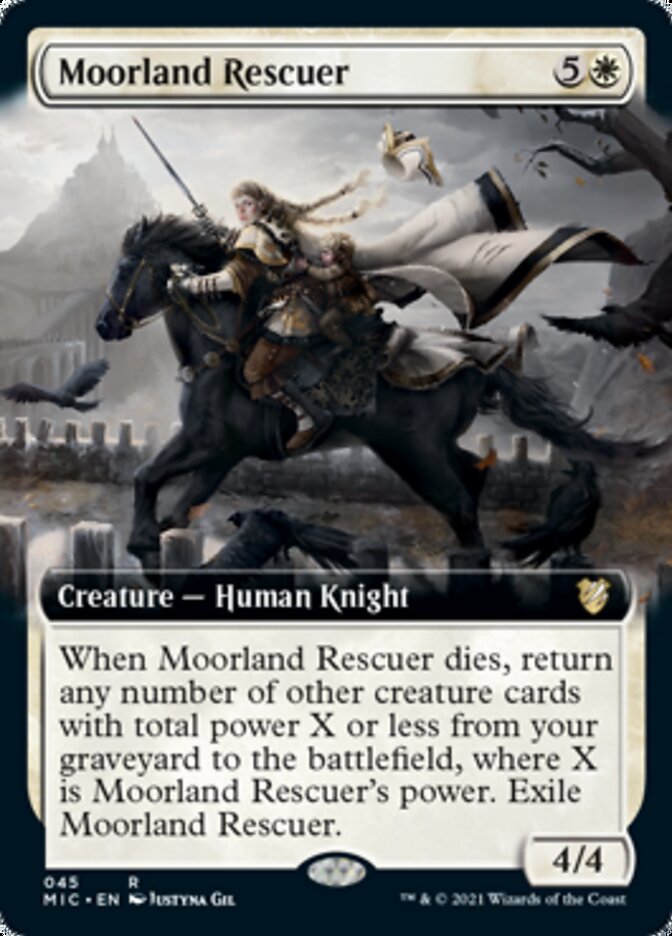 Moorland Rescuer (Extended Art) [Innistrad: Midnight Hunt Commander] | Chromatic Games